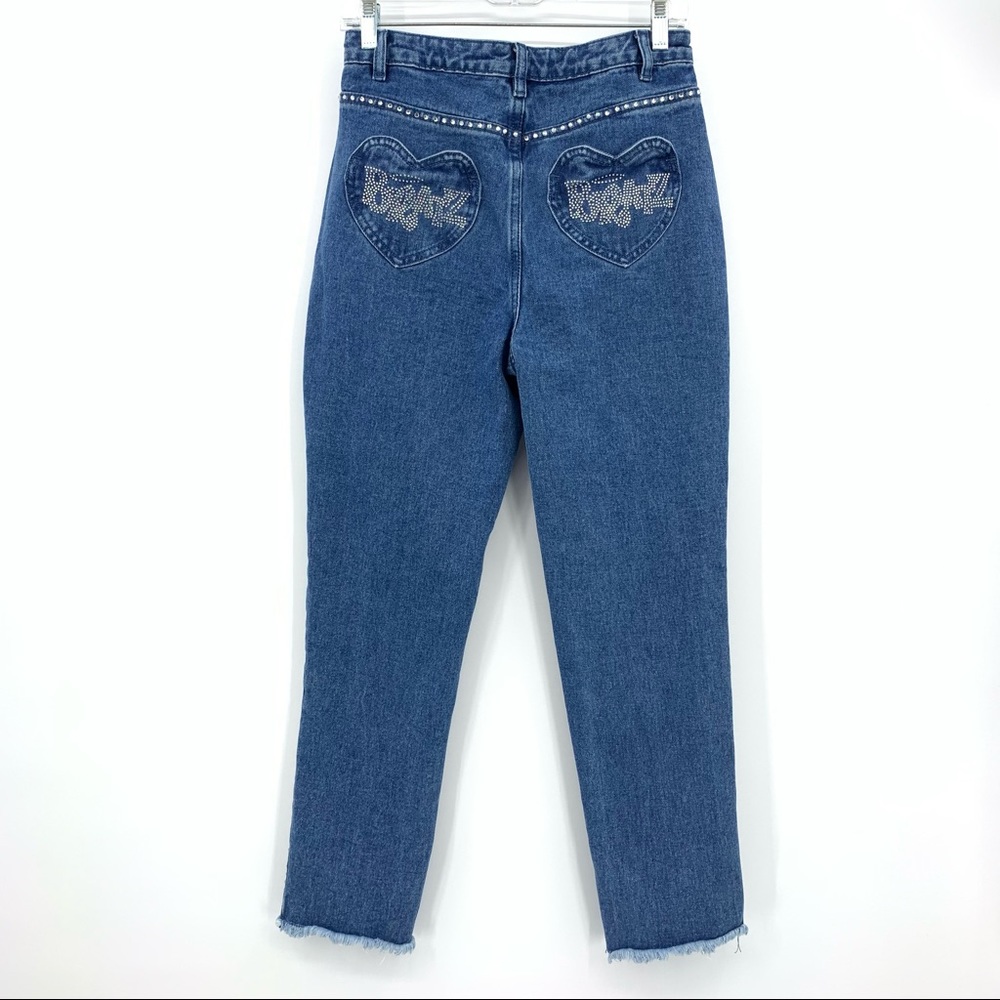 Dolls Kill x Bratz Lap of Luxury Skinny Embellished Ankle Jeans